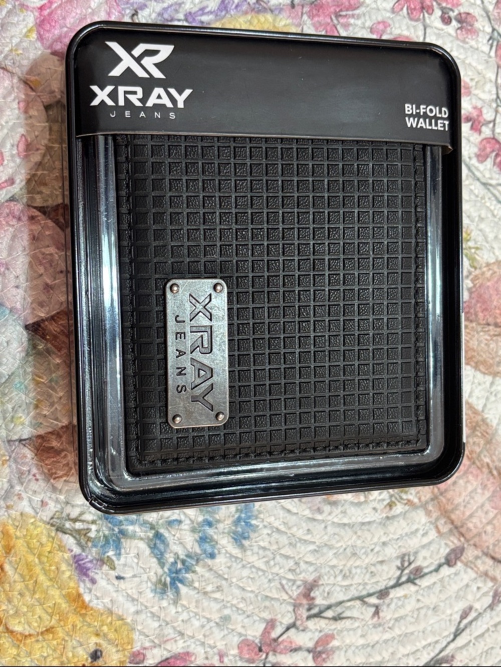 XRAY Jeans Men's Black Bi-Fold Wallet